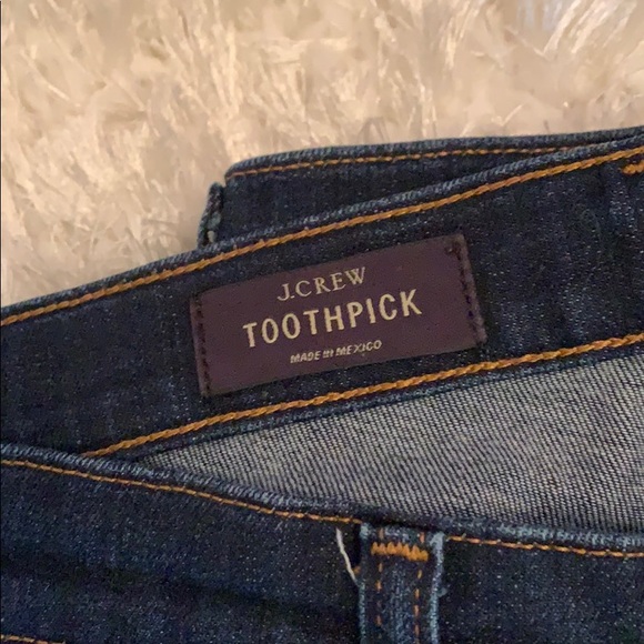 J Crew Skinny Toothpick Dark Wash Jeans - Picture 3 of 3